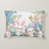 エンチャントイースターお祝いデザイン アクセントクッション (裏面)