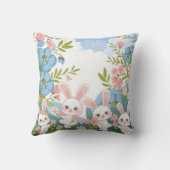 エンチャントイースターお祝いデザイン クッション (裏面)