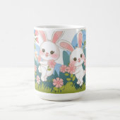 エンチャントイースターお祝いデザイン コーヒーマグカップ (中央)