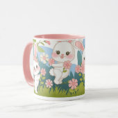 エンチャントイースターお祝いデザイン マグカップ (正面左)