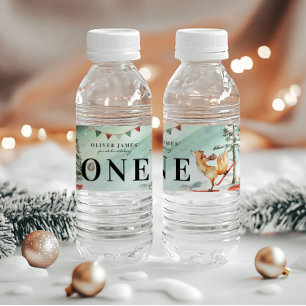 エンチャントウィンターウッドランド誕生日 ペットボトルラベル