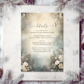 エンチャントウィンターガーデン結婚フローラ詳細 エンクロージャーカード