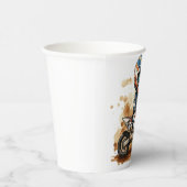 エンチャントウォーターカラーバイク誕生日 紙コップ (右)