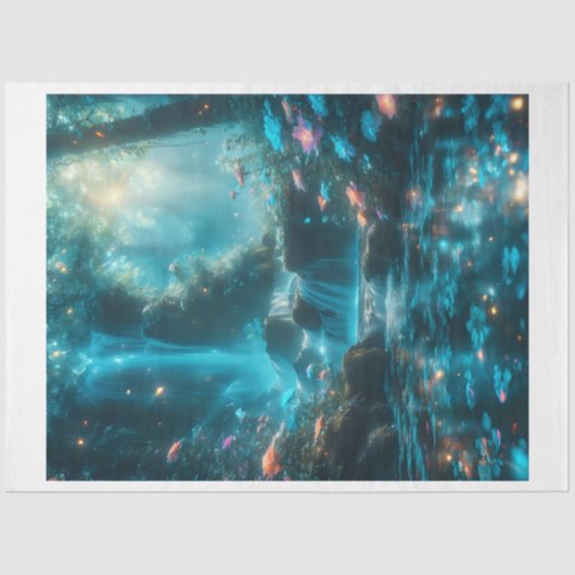 エンチャントウォーターフォールティッシュペーパー 薄葉紙 (正面)