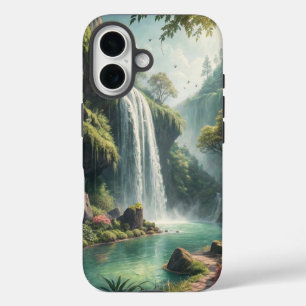 エンチャントウォーターフォールリトリート iPhone 16ケース