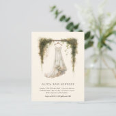 エンチャントウォーター色の森ボヘミアンブライダルシャワー ポストカード (スタンド正面)