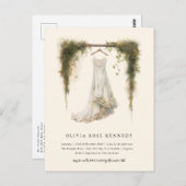 エンチャントウォーター色の森ボヘミアンブライダルシャワー ポストカード (正面/裏面)