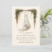 エンチャントウォーター色の森ボヘミアンブライダルシャワー 招待状 (スタンド正面)