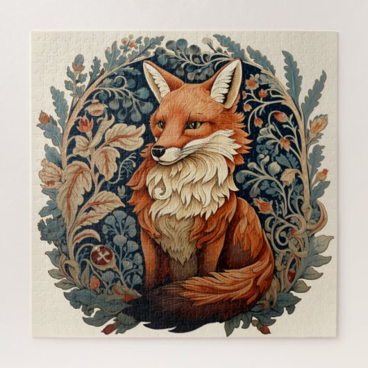エンチャントウッドランドキツネ ジグソーパズル (縦)