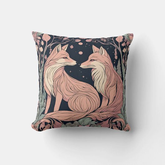 エンチャントウッドランドキツネD10 クッション (正面)