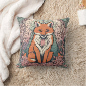 エンチャントウッドランドキツネD14 クッション (ブランケット)