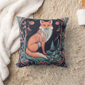 エンチャントウッドランドキツネD16 クッション (ブランケット)