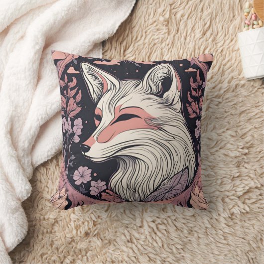 エンチャントウッドランドキツネD18 クッション (ブランケット)