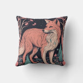 エンチャントウッドランドキツネD4 クッション (裏面)