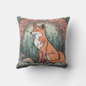エンチャントウッドランドキツネD6 クッション (裏面)