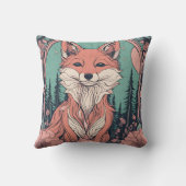 エンチャントウッドランドキツネD7 クッション (裏面)