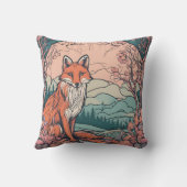 エンチャントウッドランドキツネD8 クッション (裏面)
