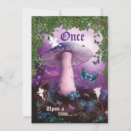 エンチャントウッドランドフェアリーフォレストパーティの招待状 招待状