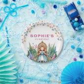 エンチャントウッドランドフェアリープリンセス誕生日 ペーパープレート (パーティー)