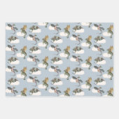 エンチャントウッドランドフォレストドラゴン誕生日 ラッピングペーパーシート (正面2)