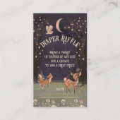 エンチャントウッドランドムーンライトベビーおむつラッフル 名刺 (正面)