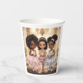 エンチャントエリクサーメラニン化プリンセス魔法 紙コップ (裏面)