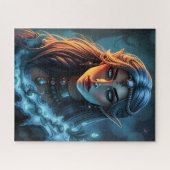 エンチャントエルフプリンセス – 神秘的なファンタジーアート ジグソーパズル (横)