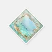 エンチャントエレガントドシービーチトロピカルナプキン スタンダードカクテルナプキン (角)