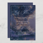 エンチャントエレガントドフォレストベビーシャワー招待状 招待状 (正面/裏面)