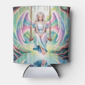 エンチャントエンジェルガールin a swing 缶クーラー (正面)