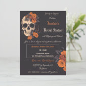 エンチャントオレンジブーケオンクリームスカル 招待状 (スタンド正面)