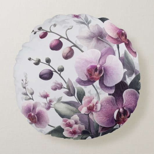 エンチャントオーキッドエレガンスシンフォニーオブエレガンス ラウンドクッション (正面)