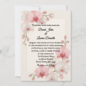 エンチャントオーキッドフォト結婚式招待状 招待状 (正面)