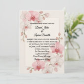 エンチャントオーキッドフォト結婚式招待状 招待状 (スタンド正面)