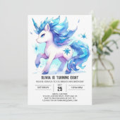 エンチャントカスタムドホース誕生日 招待状 (スタンド正面)