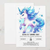 エンチャントカスタムドホース誕生日 招待状 (正面/裏面)