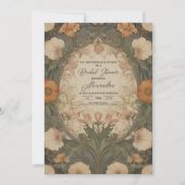 エンチャントガーデンアールヌーボーブライダルシャワー 招待状 (正面)