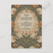 エンチャントガーデンアールヌーボー結婚ズ エンクロージャーカード (正面)