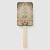 エンチャントガーデンアールヌーボー結婚ズ ハンドファン (裏面)