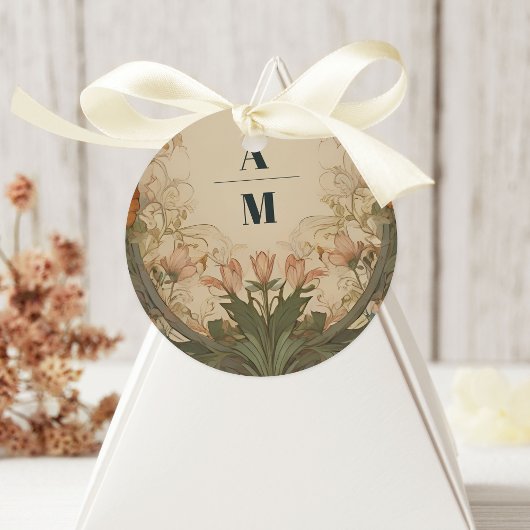 エンチャントガーデンアールヌーボー結婚ズ ラウンドシール