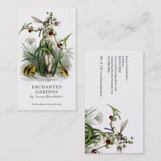 エンチャントガーデンガーデナーランドスキャパー 名刺 (正面/裏面)