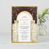エンチャントガーデンゲート結婚式招待状 招待状 (スタンド正面)