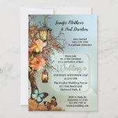 エンチャントガーデンジオメトリックポストウェディングパーティー 招待状 (正面)