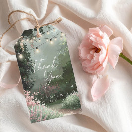 エンチャントガーデンスイート16サンキューピンクID1163 ギフトタグ