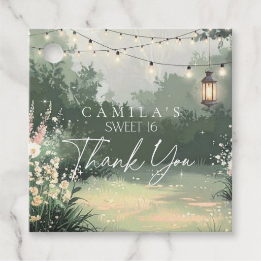 エンチャントガーデンスイート16サンキューピンクID1163 フェイバータグ (正面)