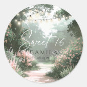 エンチャントガーデンスイート16ピンクID1163 ラウンドシール (正面)