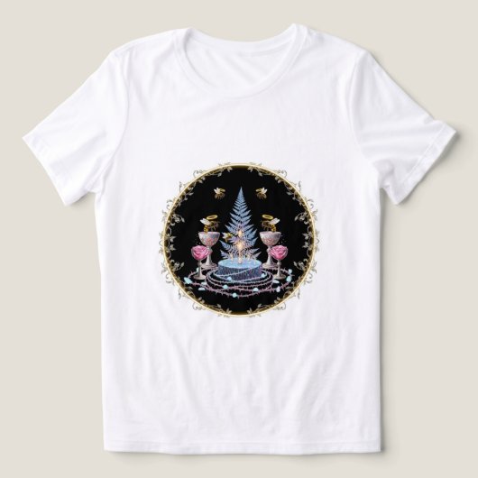 エンチャントガーデンビーズティー🐝🌸 トライブレンドＴシャツ (デザイン正面)