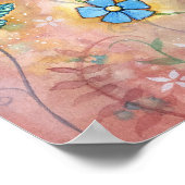 エンチャントガーデンフェアリーアートポスタープリント ポスター (角)