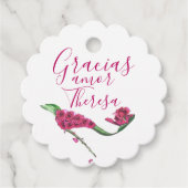 エンチャントガーデンフェアリーシューズお祝い フェイバータグ (正面)