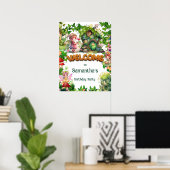 エンチャントガーデンフェアリー誕生日ウェルカムポスター ポスター (ホームオフィス)